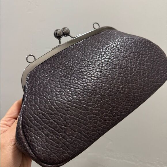 Genuine Bison Leather Handmade Vintage Style Clutch Bag, Wristlet, Crossbody - Picture 14 of 16